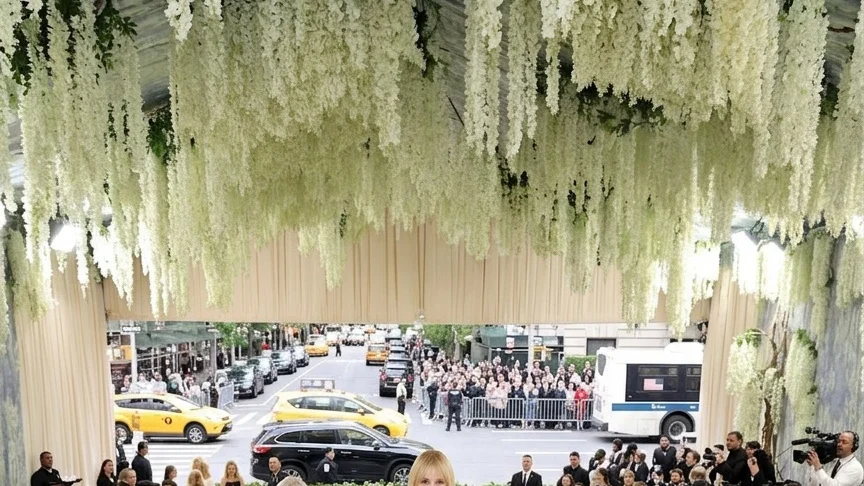 Nicole Kidman arrives at the 2026 Met Gala wearing Chanel