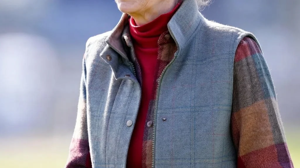 Princess Anne's private living room at Gatcombe Park is surprisingly cluttered in rare photograph