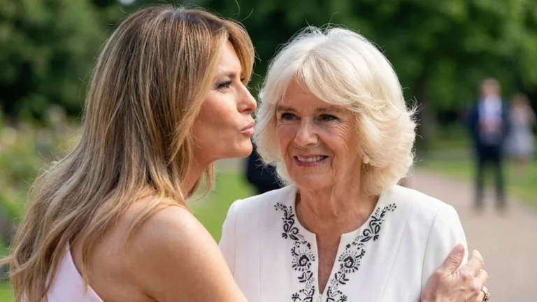 Surpriza uriasa la intalnirea istorica. Ce au purtat Regina Camilla de 78 de ani si Melania Trump