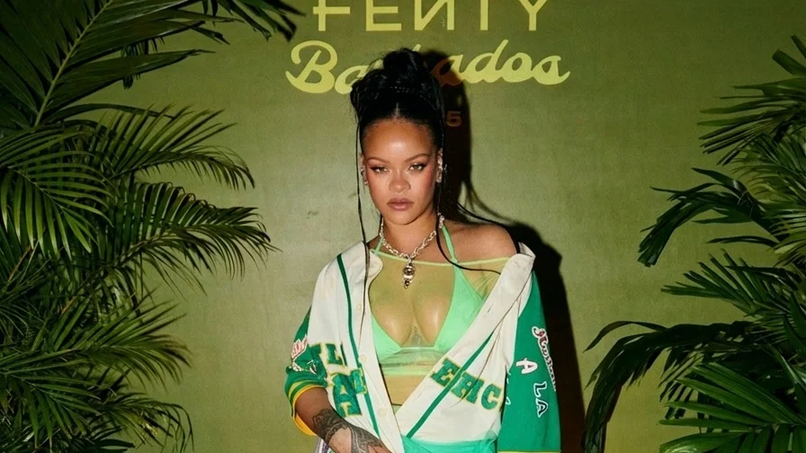 Rihanna at a Fenty x Puma party in Barbados