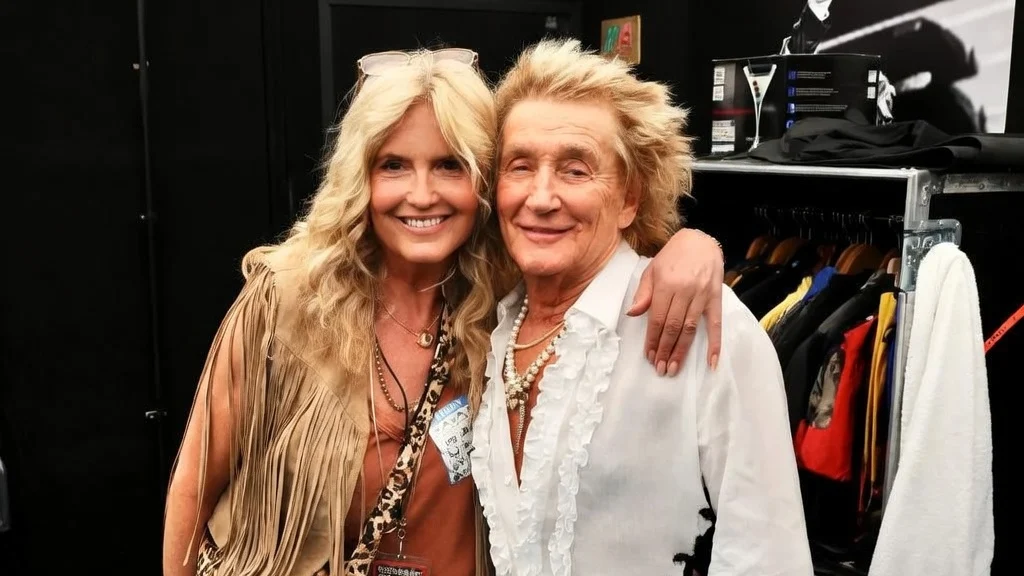 Exclusive: Penny Lancaster on Rod Stewart's thrilling Glastonbury performance after illness saw him cancel tour dates