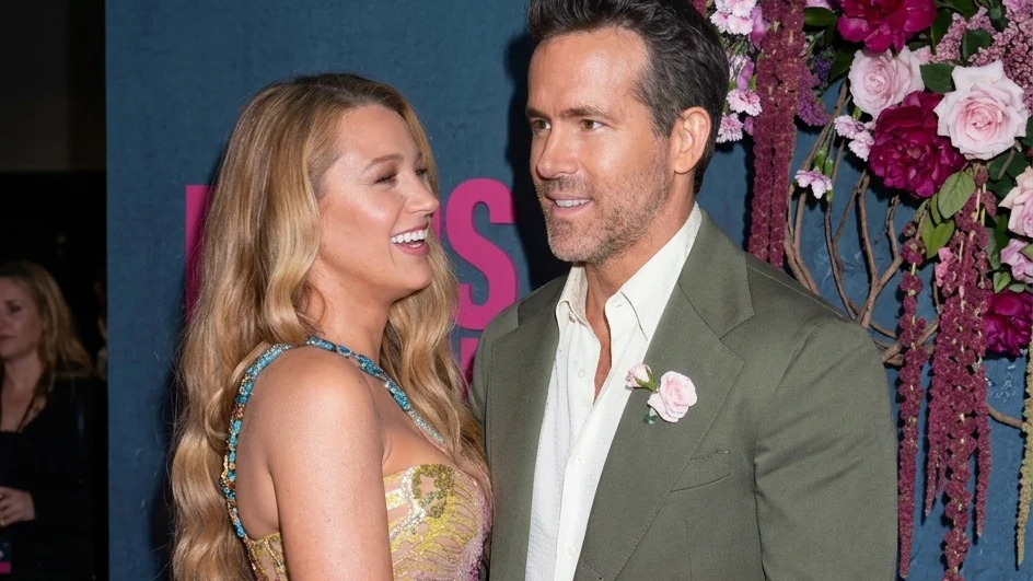 Blake Lively and Ryan Reynolds at the New York World Premiere of It Ends With Us in NYC