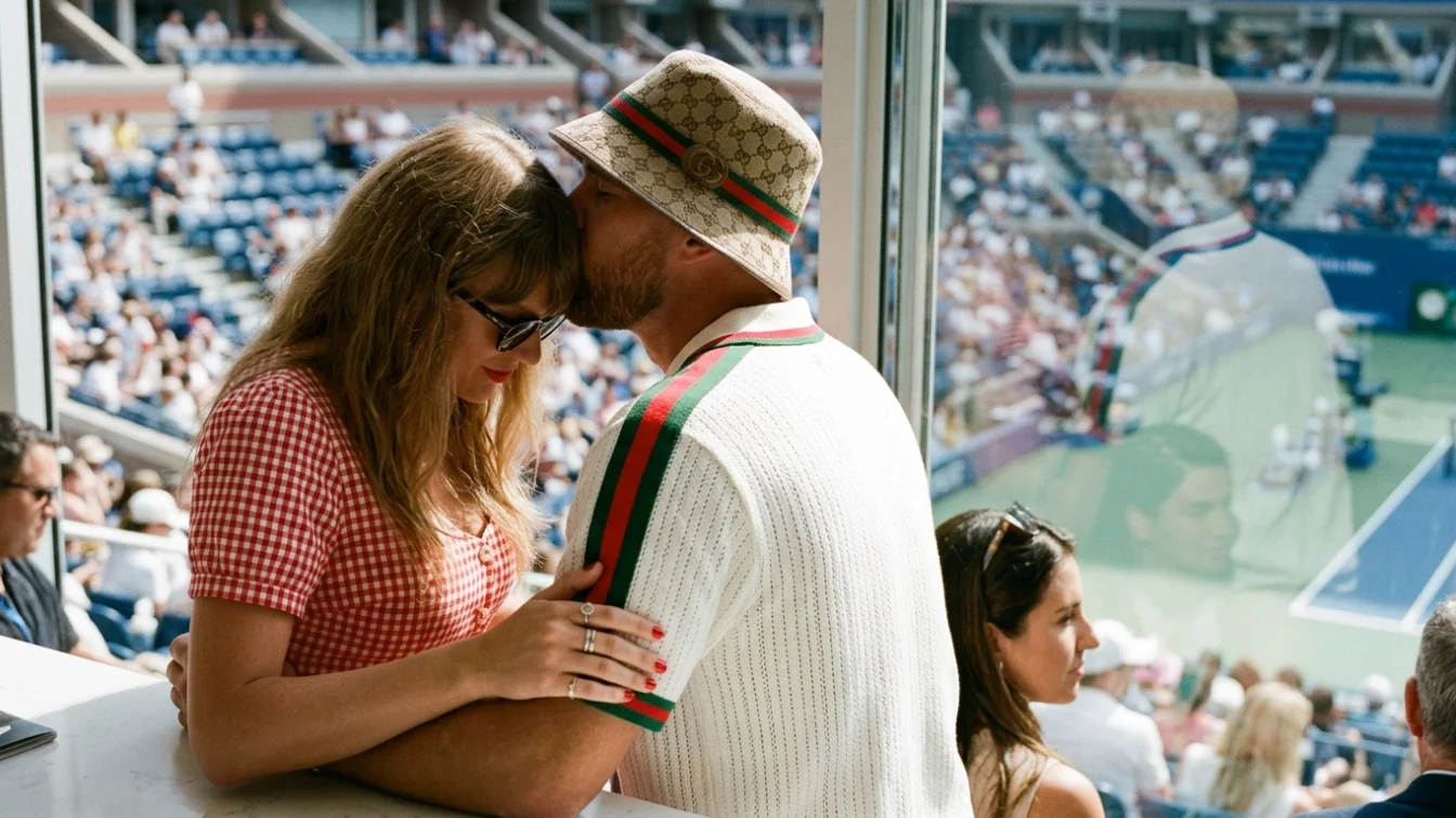 Taylor Swift and Travis Kelce put on a VERY loved-up display at the US Open