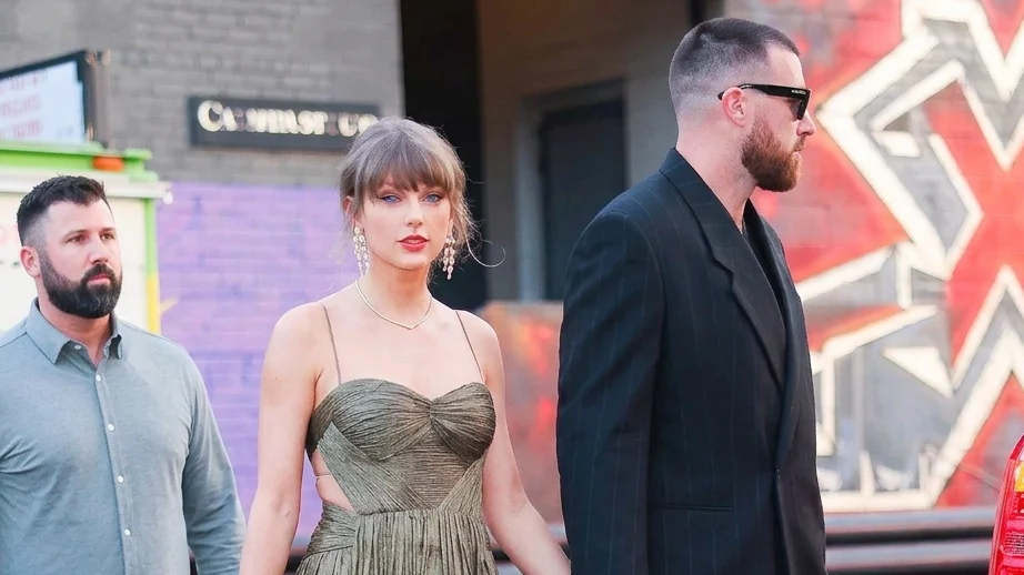 NEW YORK NEW YORK MAY 16 Taylor Swift and Travis Kelce are seen out in Brooklyn on May 16 2026 in New York City.