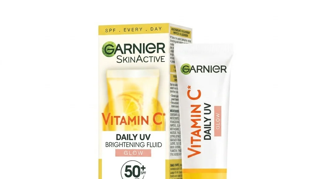 a packshot of garnier vitamin c daily uv