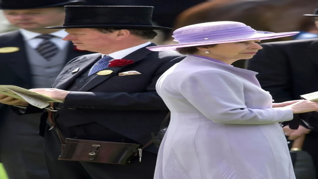 Andrew Parker Bowles and Princess Anne at Royal Ascot