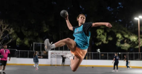 Peste 150 de femei, fără experiență, se pregătesc pentru echipa SUA la handbal. Visul olimpic de la TikTok.
