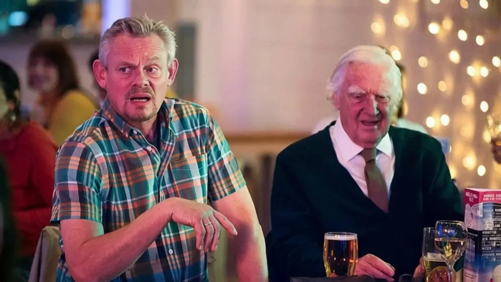 Martin Clunes plays Warren