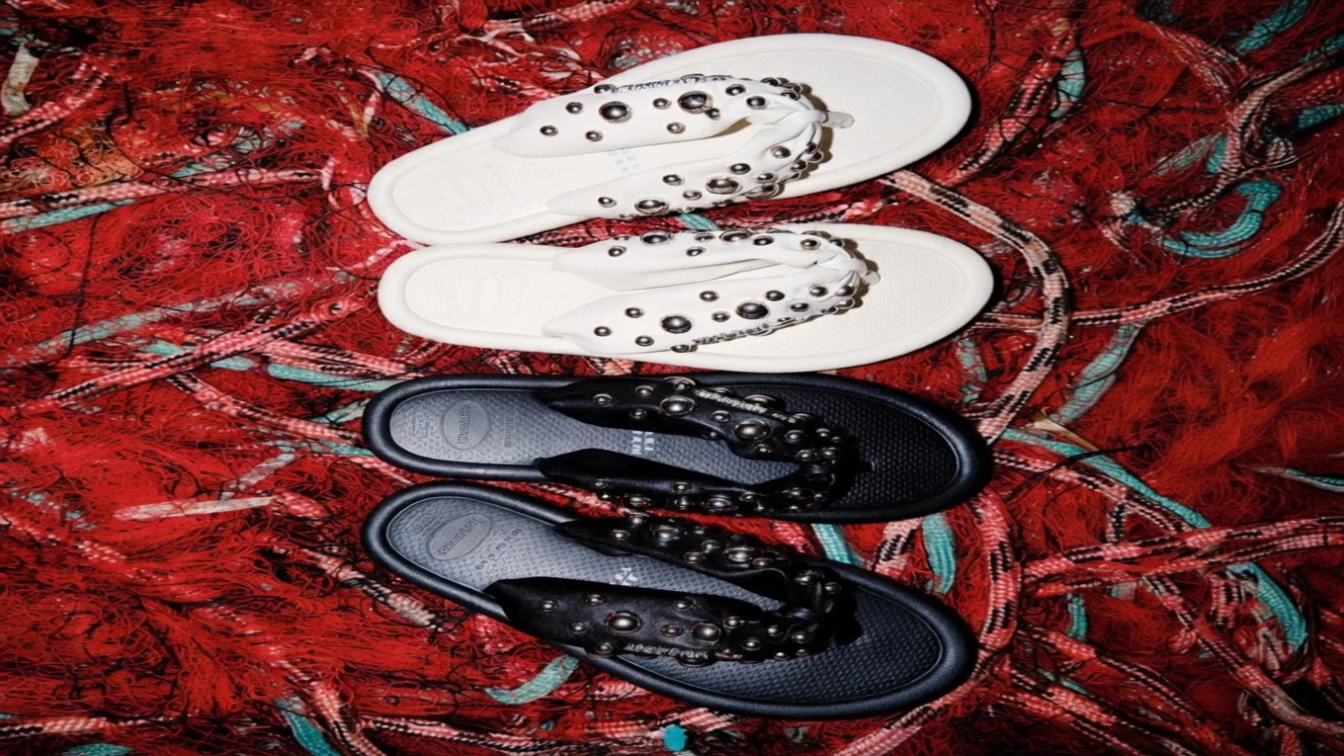 Image may contain Clothing Footwear Sandal and FlipFlop