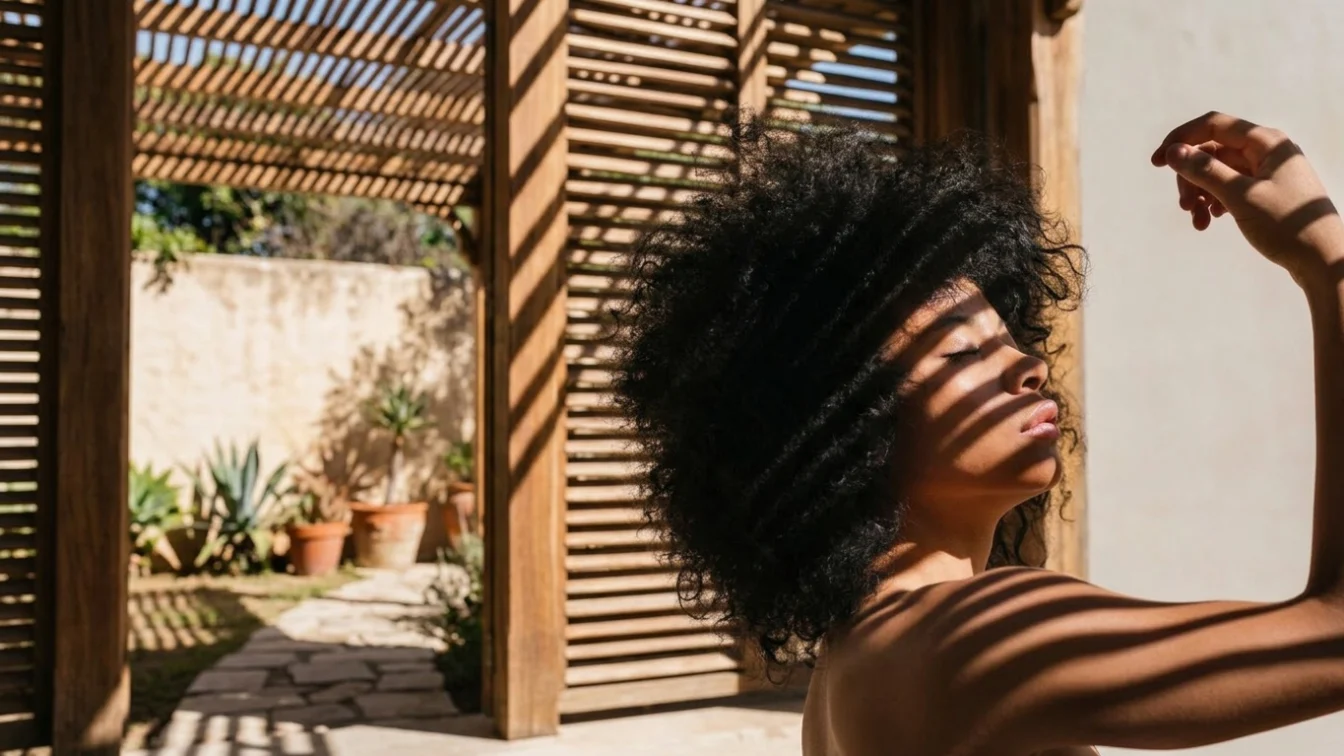 Mental health tips: A woman with a shadow on her face