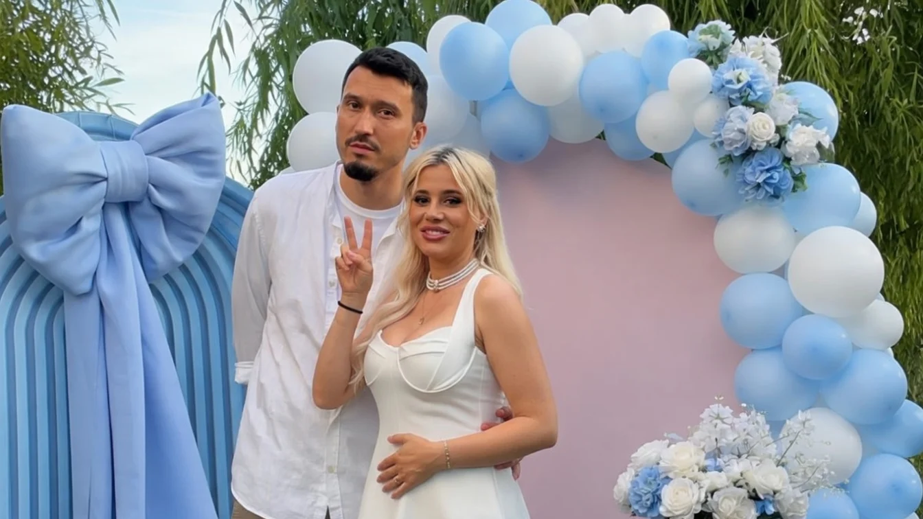 Anisia Gafton și Florin Serghei vor avea un băiețel. Anunțul, făcut la o lună după nuntă.
