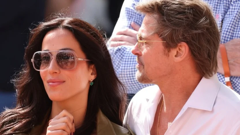 Brad Pitt Ines de Ramon Roland Garros 2026