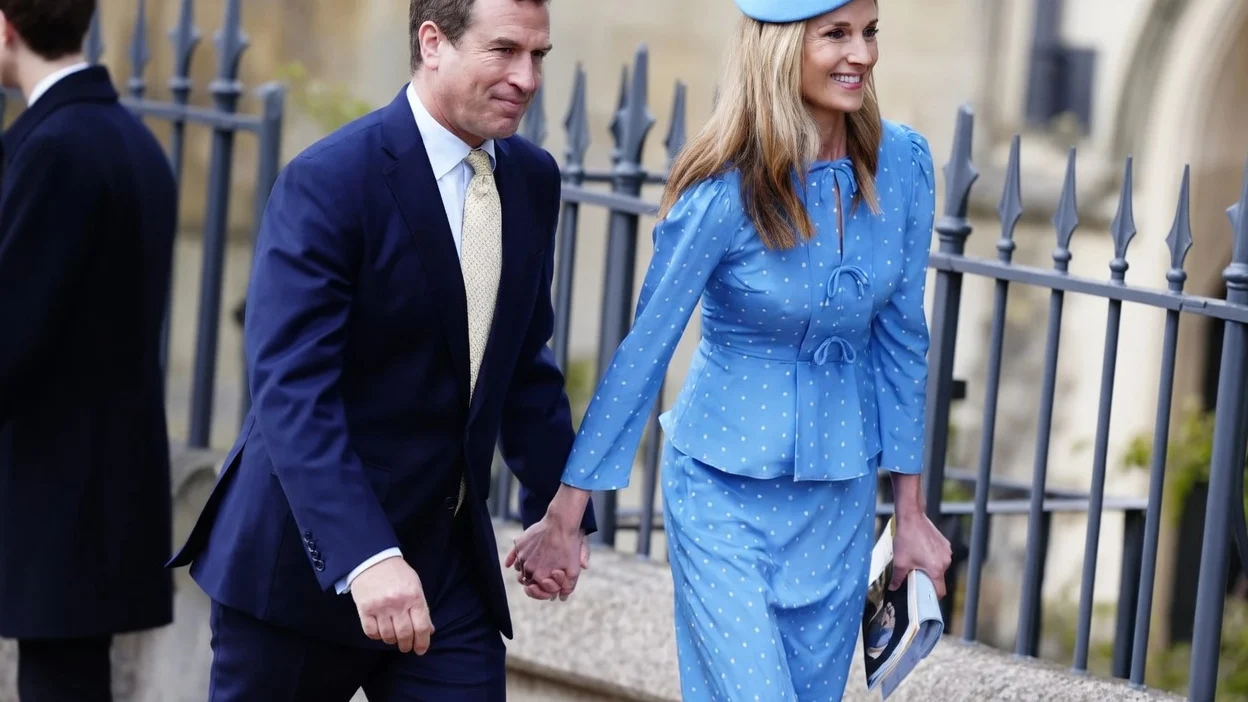 Harriet Sperling at the Easter Service at St George's Chapel, Windsor Castle, Berkshire. Picture date: Sunday April 5, 2026.
