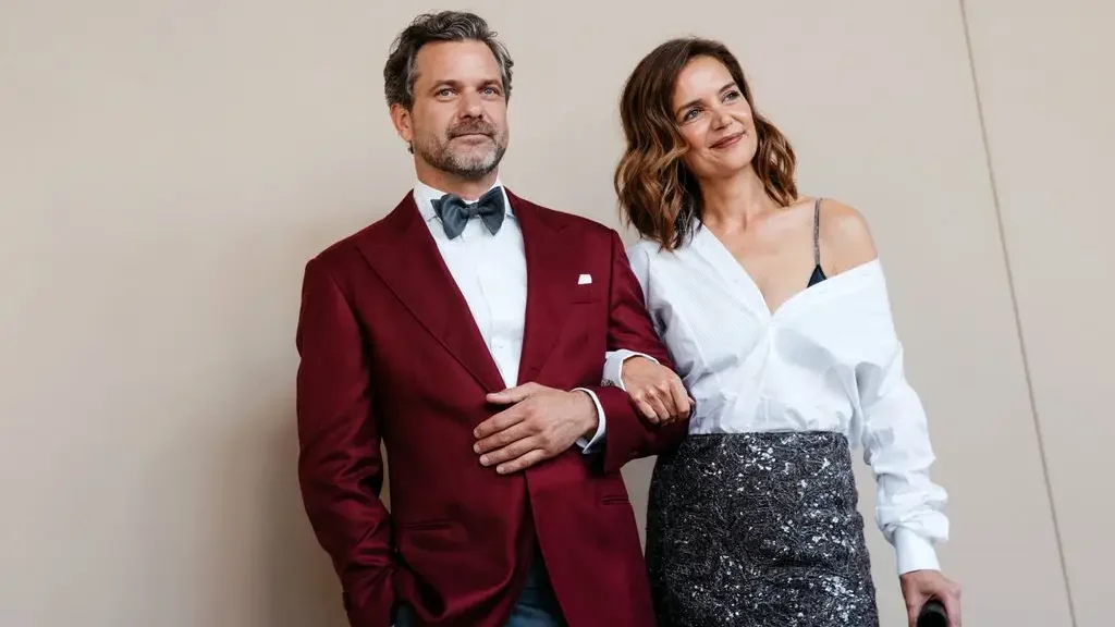 Joshua Jackson and Katie Holmes at Brunello Cucinelli Documentary Premiere held at David Koch Theater at Lincoln Center on April 14, 2026 in New York, New York