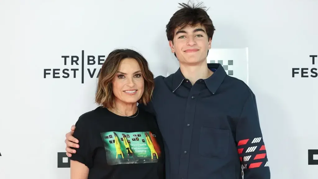 Mariska Hargitay and August Miklos Friedrich Hermann attend "The Gymnasts Of Fisherman Colony" Premiere during the 2026 Tribeca Festival at SVA Theater on June 08, 2026 in New York City.