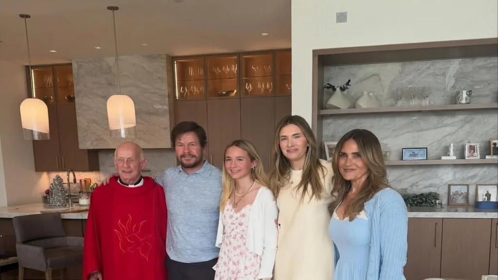 mark wahlberg family grace confirmation