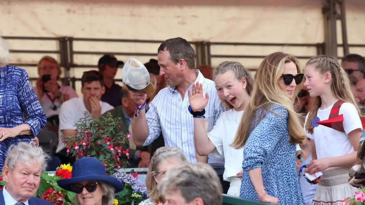The pair were first photographed at the Badminton Horse Trials, supporting Zara Tindall, Peter's sister