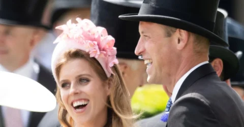 Prințul William și Prințesa Beatrice, sărut pe obraz la nunta regală. Familia a spulberat zvonurile.
