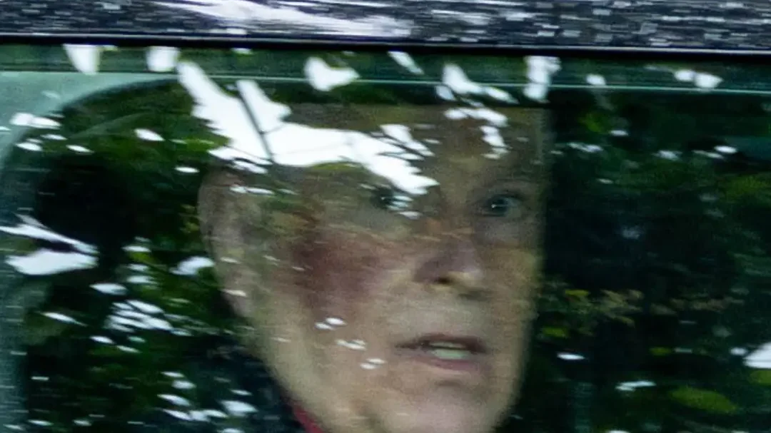 Andrew Mountbatten-Windsor pictured with large bruise on his face as he's seen for the first time in weeks