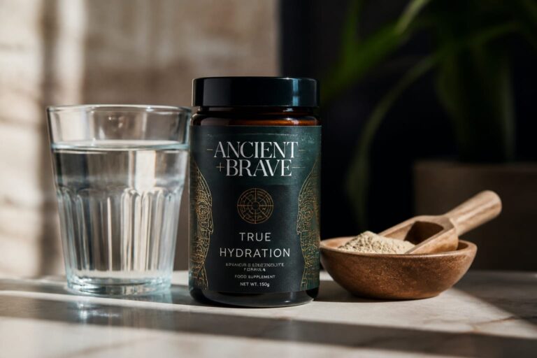 Emilie Lavinia recomandă Ancient and Brave true hydration ca electrolit esențial.