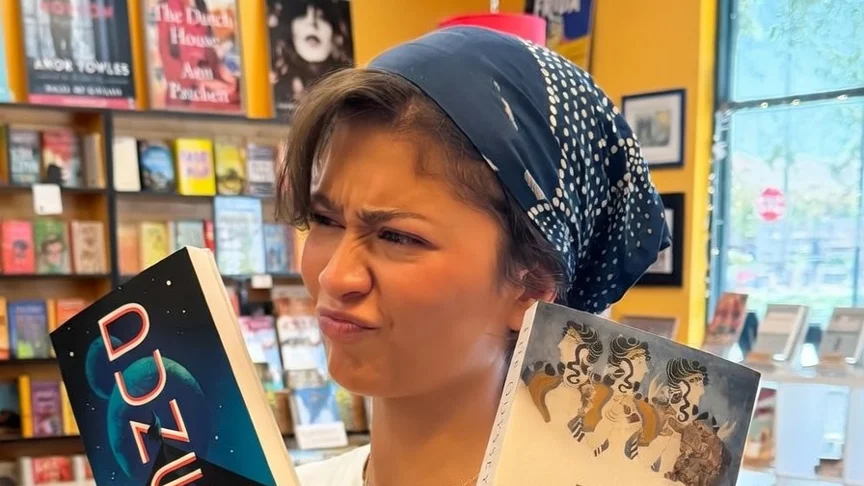 Zendaya at Rakestraw Books