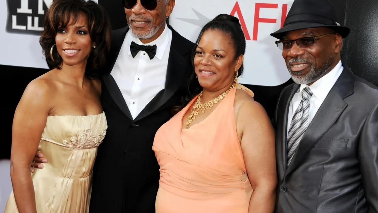 Morgana Freeman, 39th Life Achievement Award recipient Morgan Freeman, daughter Deena Adair and son Alfonso Freeman arrive at the 39th AFI Life Achievement Award honoring Morgan Freeman held at Sony Pictures Studios on June 9, 2011 in Culver City, California