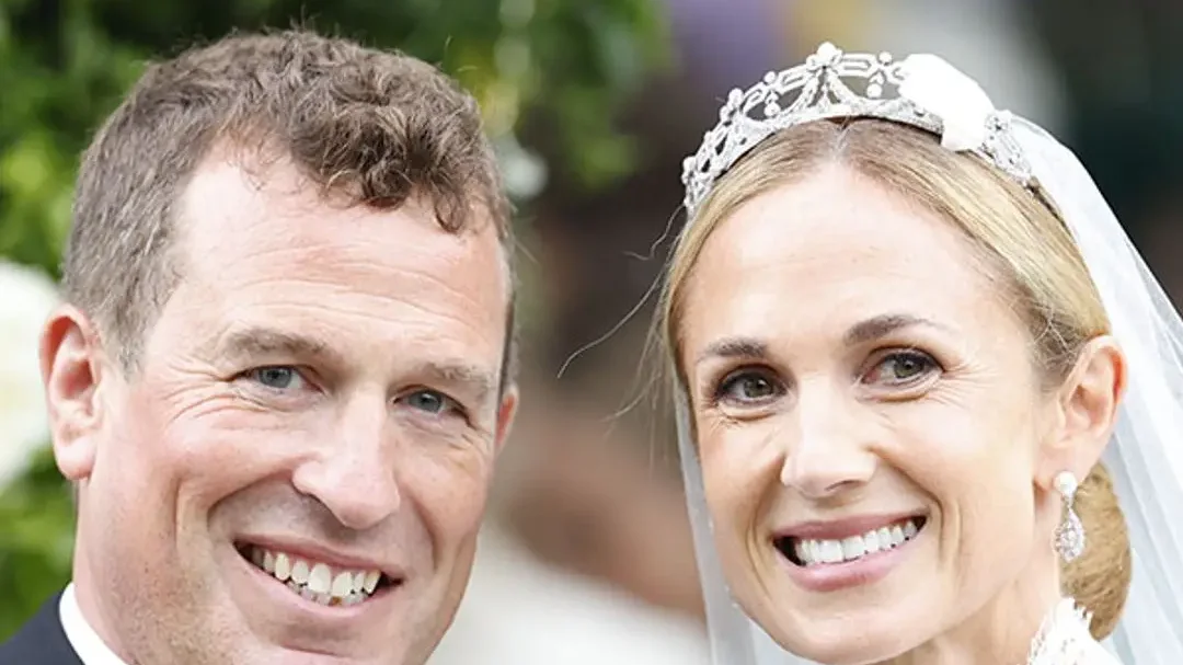 Peter Phillips and Harriet Sperling share romantic first kiss after fairytale wedding - best photos