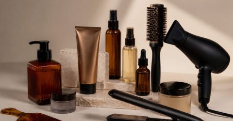 Produse de styling pentru păr coafat, fixat impecabil