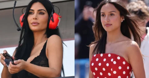 Diferența uriașă de stil la Formula 1. Ce au purtat Kim Kardashian și Alexandra Leclerc