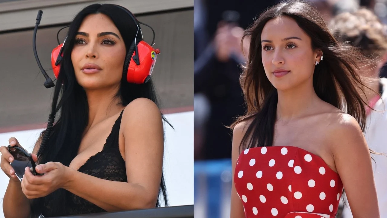 Diferența uriașă de stil la Formula 1. Ce au purtat Kim Kardashian și Alexandra Leclerc