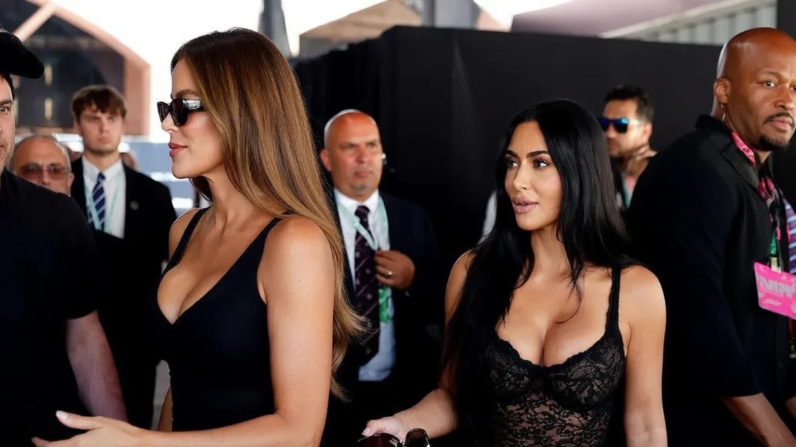Kim and Khloe at the Circuit de Monaco, Monte Carlo