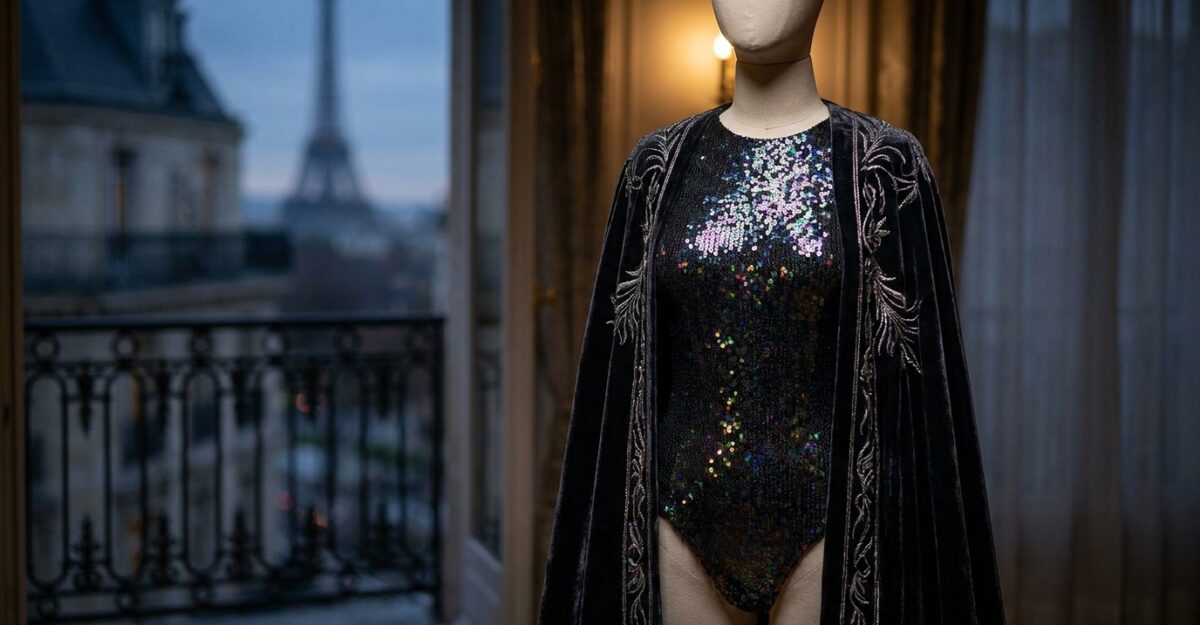 Cardi B, în body cu paiete și capă dramatică la Paris. Cum traduci lookul într-un accent purtabil pentru tine