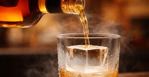 Cuburile mari de gheață păstrează cocktailurile intense, fără să le dilueze