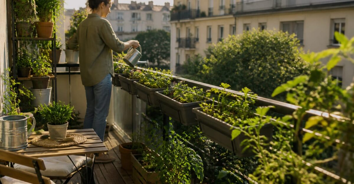 Cum să îți creezi o grădină urbană pe balcon ușor și frumos