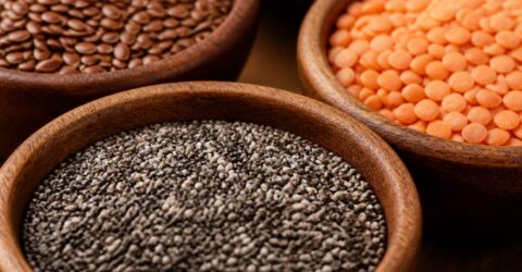 Ai nevoie de 30 g de fibre pe zi. Chia, inul și lintea pot înlocui spanacul și verdețurile contaminate