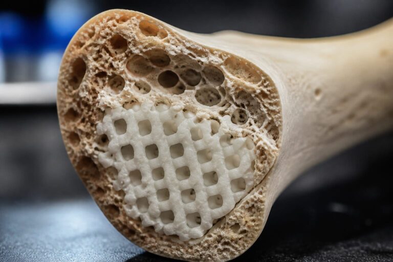 Un nou material sintetic este testat în cancerul osos. Cum ar putea ajuta să distrugă tumora și să refacă osul