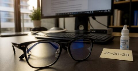 Ochelarii cu filtru de lumină albastră nu au beneficii pentru oboseala oculară digitală