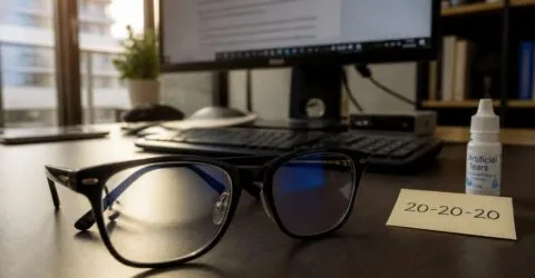 Ochelarii cu filtru de lumină albastră nu au beneficii pentru oboseala oculară digitală