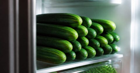 Castraveții ținuți 3 zile în frigider se pot consuma fără probleme