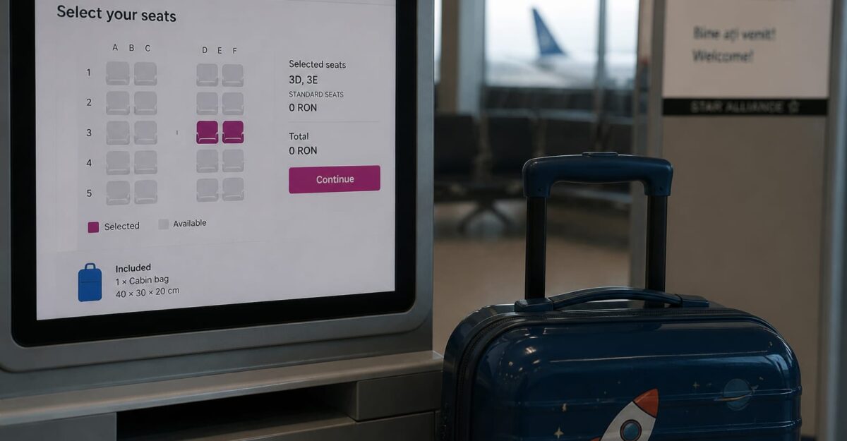 Copiii sub 14 ani au locuri alăturate gratuite în avion. Cum scazi costurile vacanței din iulie 2026