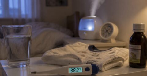 38,5°C este pragul pentru antitermice. Ce faci când copilul are febră sau tuse