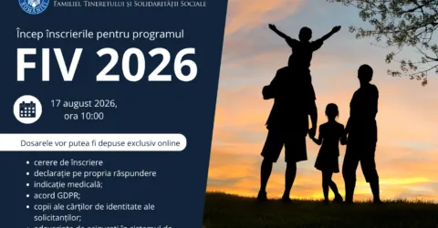 Poți solicita sprijin prin Programul FIV 2026 și fără căsătorie. Ce condiții trebuie să îndeplinești
